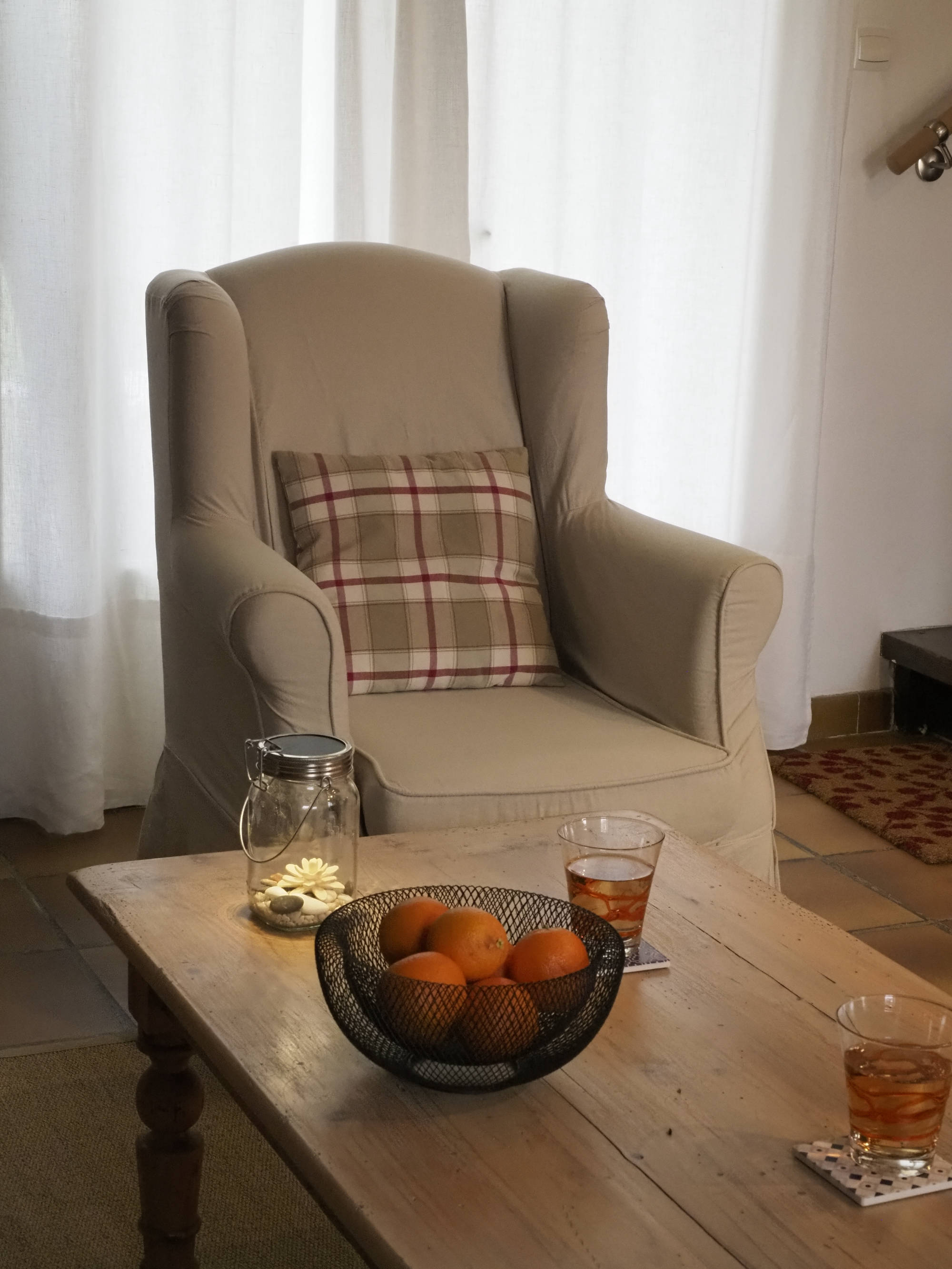 Ty Ar Pennduig - coin cheminée