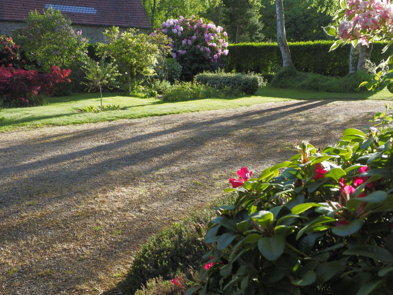 La cour au mois de mai